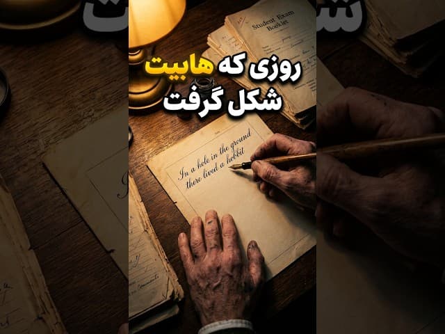 تصویر ویدیو: ماجرای شکل‌گیری کتاب هابیت