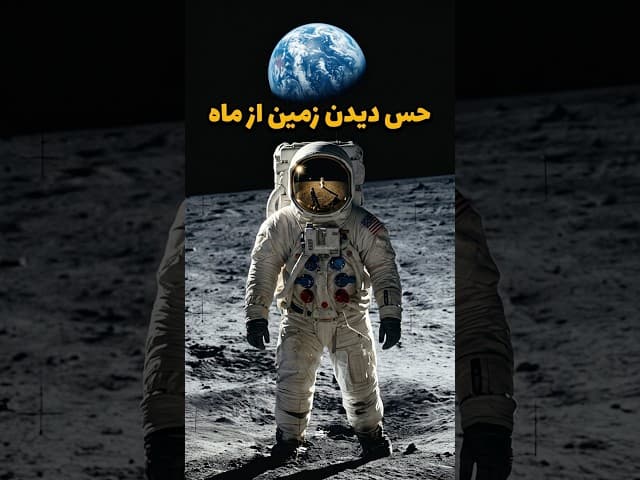 تصویر ویدیو: نگاه نیل آرمسترانگ به زمین از ماه